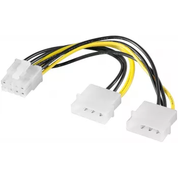 Microconnect PI02015 interne stroomkabel 0,15 m