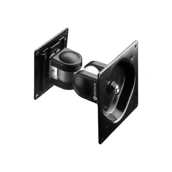 Monitor-wand-/tafelhouder AG Neovo PMK-01 voor 15-inch–32-inch-schermen, VESA 75x75–100x100, max. belasting 14 kg, kanteling ±90°, zwenkbaar 180° (zwart)