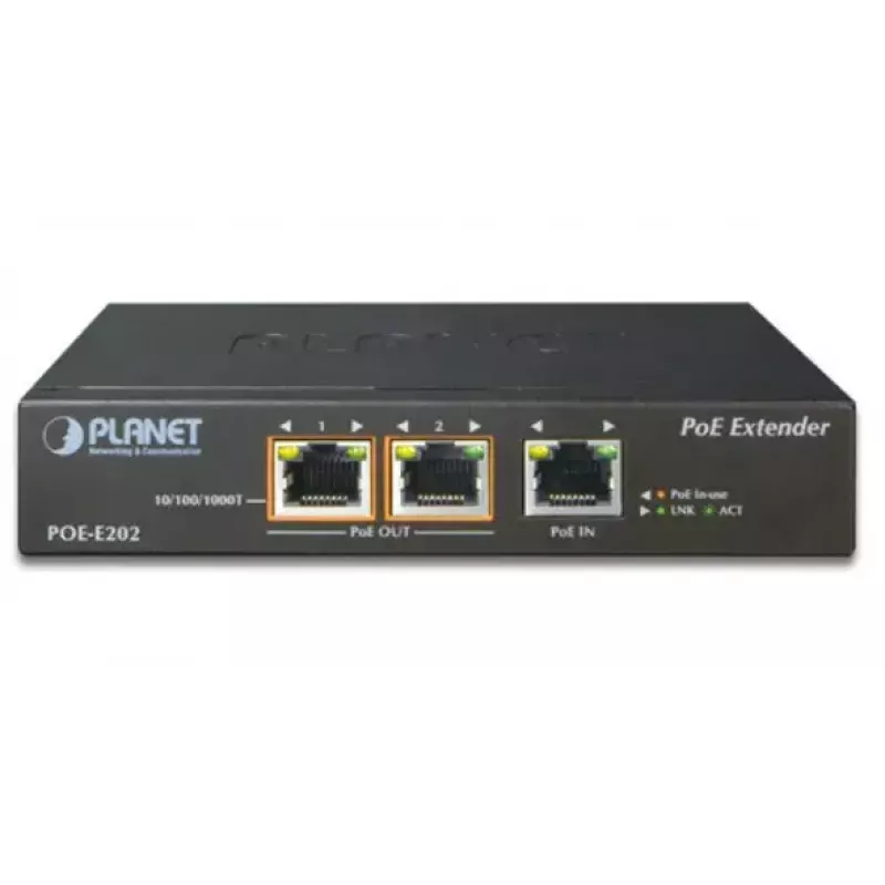 Netwerkzender & -ontvanger PLANET POE-E202
