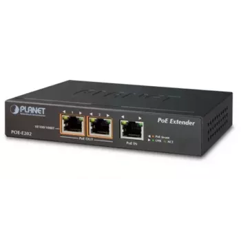 Netwerkzender & -ontvanger PLANET POE-E202