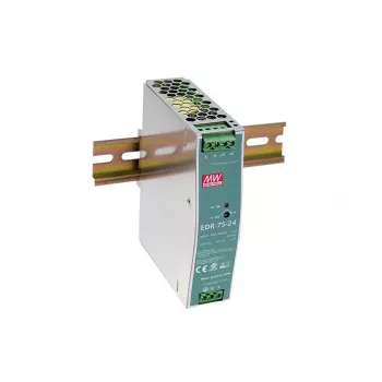 LevelOne 24V DC industriële voeding, 75W, DIN-railmontage