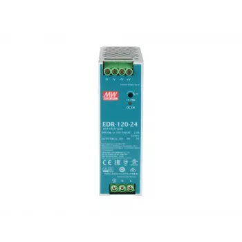 LevelOne 24V DC industriële voeding, 120W, DIN-railmontage