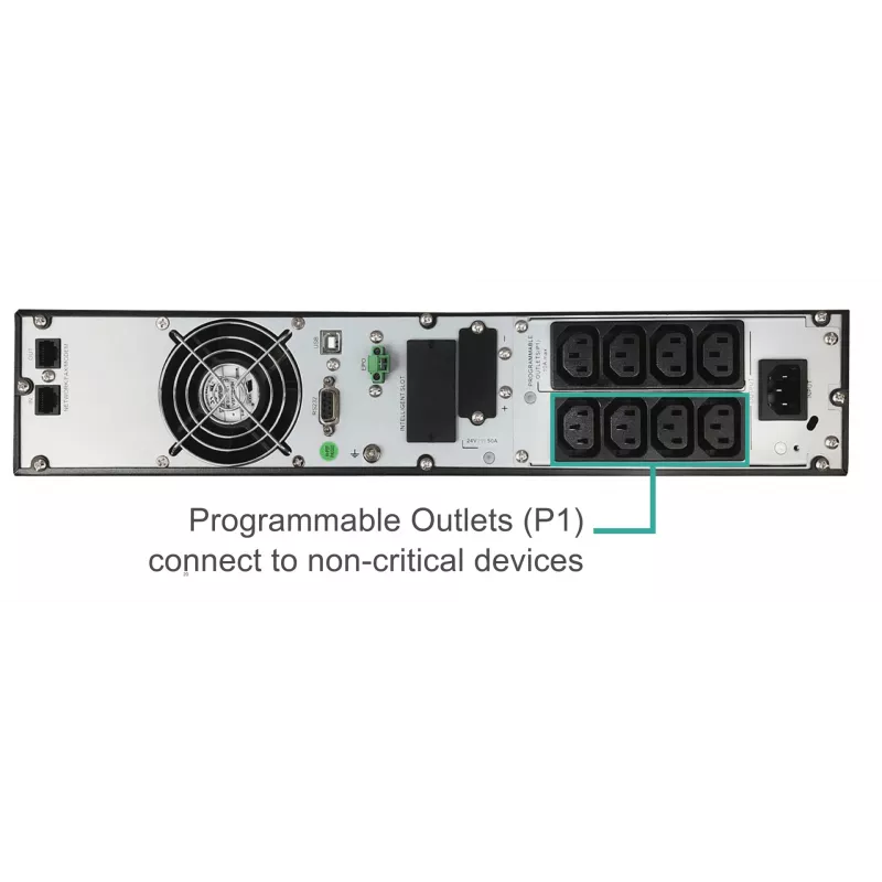 FSP Clippers RT 2K noodstroomvoorziening (UPS) dubbelconversie (online) 2 kVA 2000 W