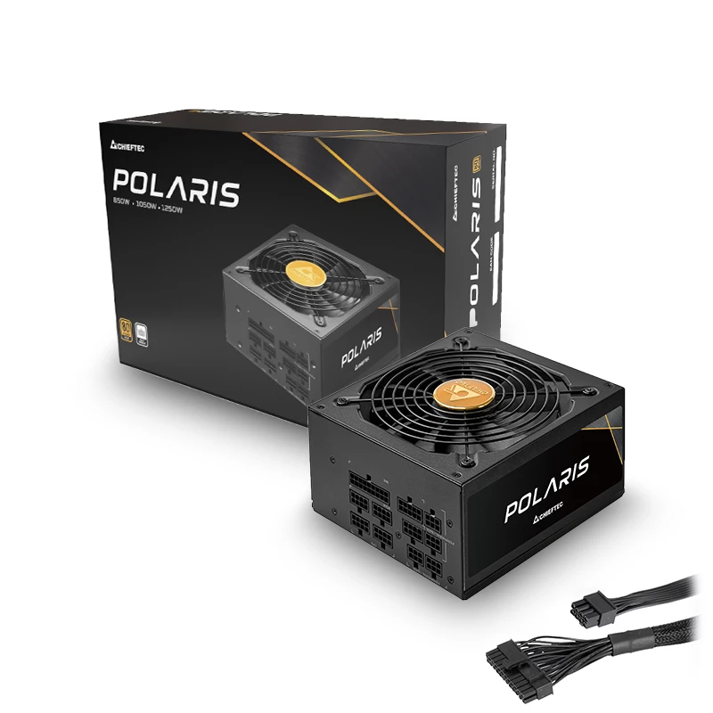 Chieftec Polaris PPS-1050FC voeding 1050 W 20+4 polig ATX ATX zwart