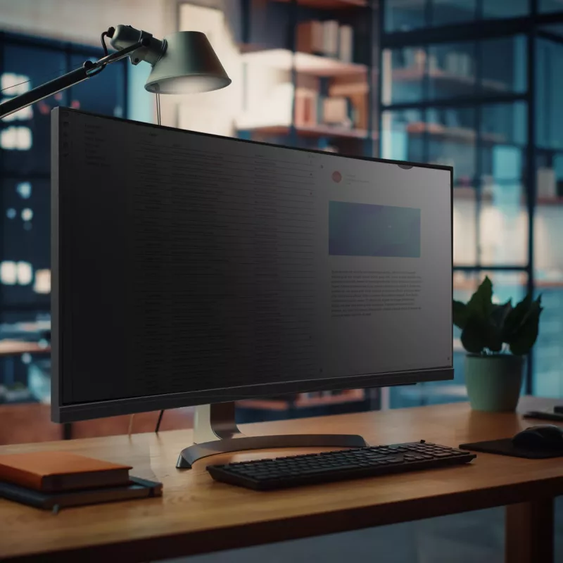 StarTech.com monitorprivacyfilter voor 34 inch ultrawide display – 21:9 breedbeeld – computerbeeldschermbeveiligingsfilter – blauwlichtreducerende bescherming – mat/glanzend – +/-30 graden