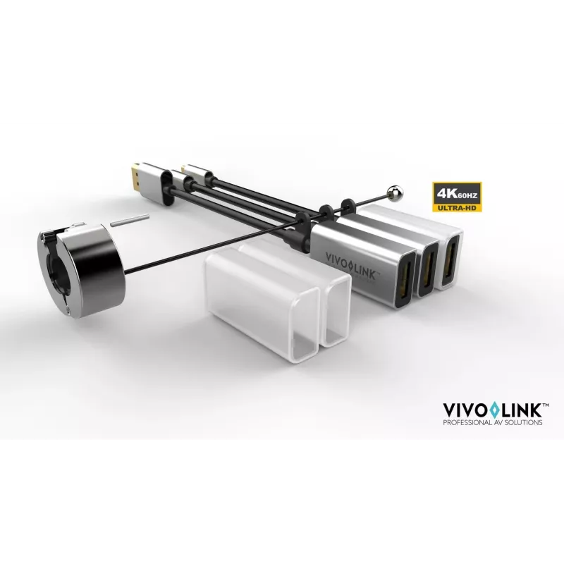 Vivolink PROADRING7S videokabeladapter DisplayPort + Mini DisplayPort + USB Type-C 3 x HDMI