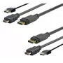 Vivolink PROHDMIUSBDP5 videokabel-adapter 5 m DisplayPort HDMI + USB zwart