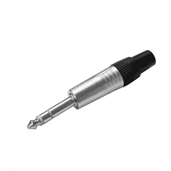Vivolink PROJACK6.3S audiokabel 6,35 mm zwart stekker op stekker koper