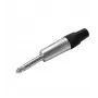 Vivolink PROJACK6.3S audiokabel 6,35 mm zwart stekker op stekker koper