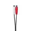 Vivolink PROMJMRCAF0.2 audiokabel 0,2 m 2 x RCA 3,5 mm zwart