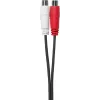 Vivolink PROMJMRCAF0.2 audiokabel 0,2 m 2 x RCA 3,5 mm zwart