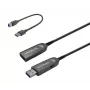 Vivolink PROUSB3AAF50 USB-kabel USB 3.2 Gen 1 (3.1 Gen 1) 50 m USB A zwart