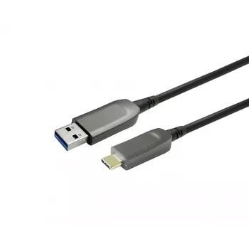 Vivolink PROUSBCAMMOP20 USB-kabel USB 3.2 Gen 1 (3.1 Gen 1) 20 m USB C USB A zwart