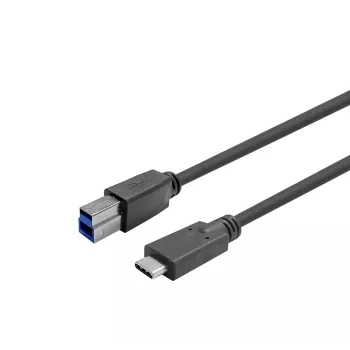 Vivolink PROUSBCBMM12.5 USB-kabel USB 3.2 Gen 1 (3.1 Gen 1) 12,5 m USB C USB B zwart