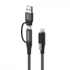 Vivolink PROUSBCMM1.5ADP USB-kabel USB 3.2 Gen 2 (3.1 Gen 2) 1,5 m USB C zwart