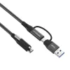 Vivolink PROUSBCMM1.5ADP USB-kabel USB 3.2 Gen 2 (3.1 Gen 2) 1,5 m USB C zwart