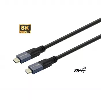 Vivolink PROUSBCMM7 USB-kabel USB 3.2 Gen 2 (3.1 Gen 2) 7 m USB C zwart