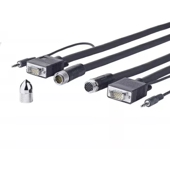 Vivolink PROVGASCW10 VGA-kabel 10 m VGA (D-Sub) zwart