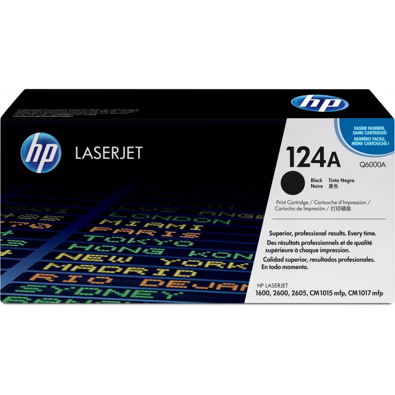 HP 124A Zwart Originele LaserJet-tonercartridge