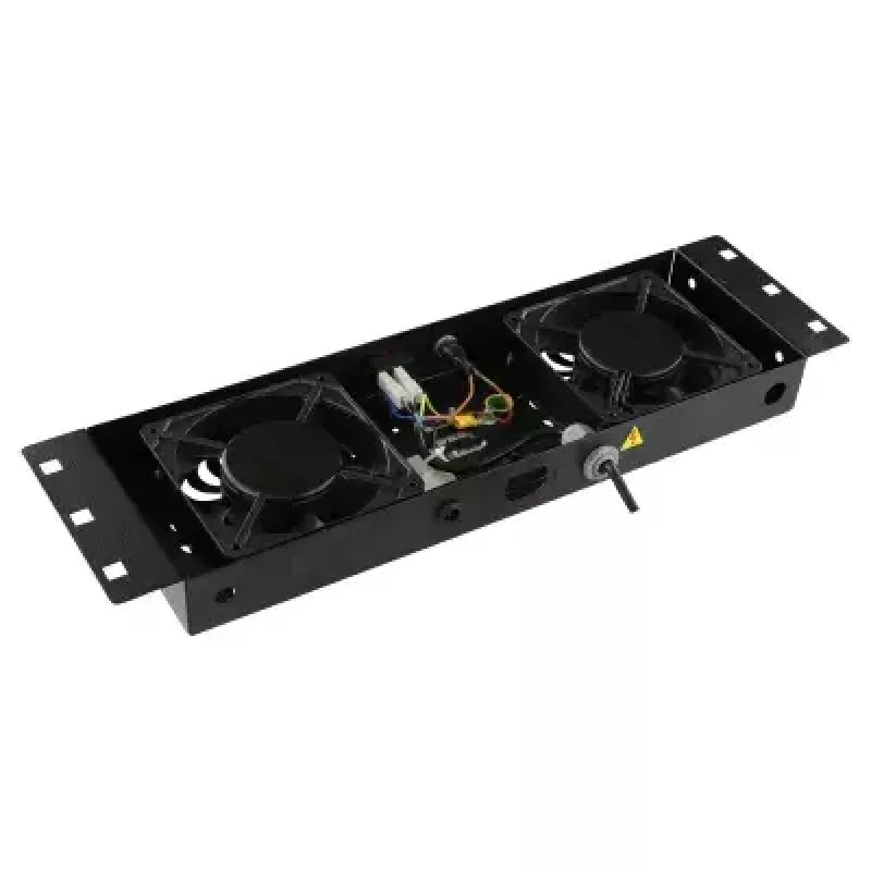 Ventilatorpaneel LOGON RAF115BL zwart 2 ventilatoren