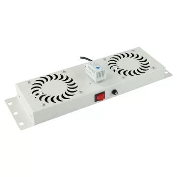 Rackaccessoire Lanview RAF115WH-UK 1U 2 ventilatoren wit