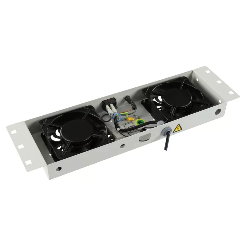 Rackaccessoire Lanview RAF115WH-UK 1U 2 ventilatoren wit
