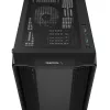 PC-behuizing DeepCool CC560 V2 midi tower zwart — ATX/microATX, gehard glas, RGB-front, 360mm front-radiator, 370mm GPU