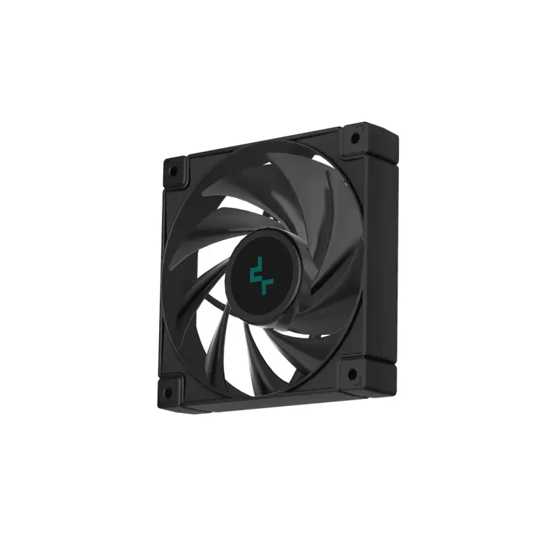 PC-behuizing DeepCool CC560 V2 midi tower zwart — ATX/microATX, gehard glas, RGB-front, 360mm front-radiator, 370mm GPU