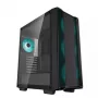 PC-behuizing DeepCool CC560 V2 midi tower zwart — ATX/microATX, gehard glas, RGB-front, 360mm front-radiator, 370mm GPU