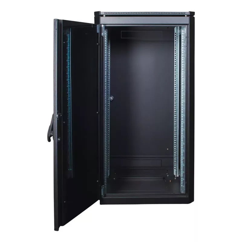 Vrijstaand rack LOGON RDL22U66BL 22U zwart 600 kg capaciteit
