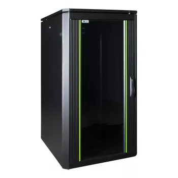 Vrijstaand rack LOGON RDL22U68BL 22U 600 kg capaciteit zwart