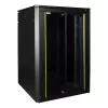 Vrijstaande rackkast LOGON RDL22U88BL 22U zwart 600 kg capaciteit