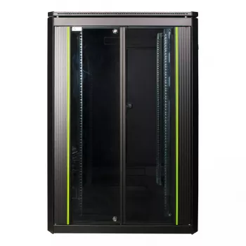 Vrijstaande rackkast LOGON RDL22U88BL 22U zwart 600 kg capaciteit