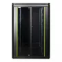 Vrijstaande rackkast LOGON RDL22U88BL 22U zwart 600 kg capaciteit