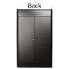Vrijstaande rackkast LOGON RDL26U88BL 26U zwart 600 kg capaciteit