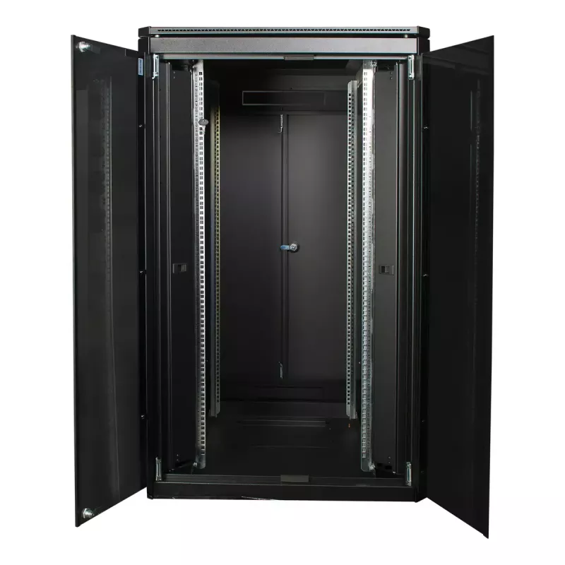 Vrijstaande rackkast LOGON RDL26U88BL 26U zwart 600 kg capaciteit