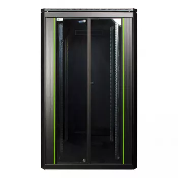 Vrijstaande rackkast LOGON RDL26U88BL 26U zwart 600 kg capaciteit