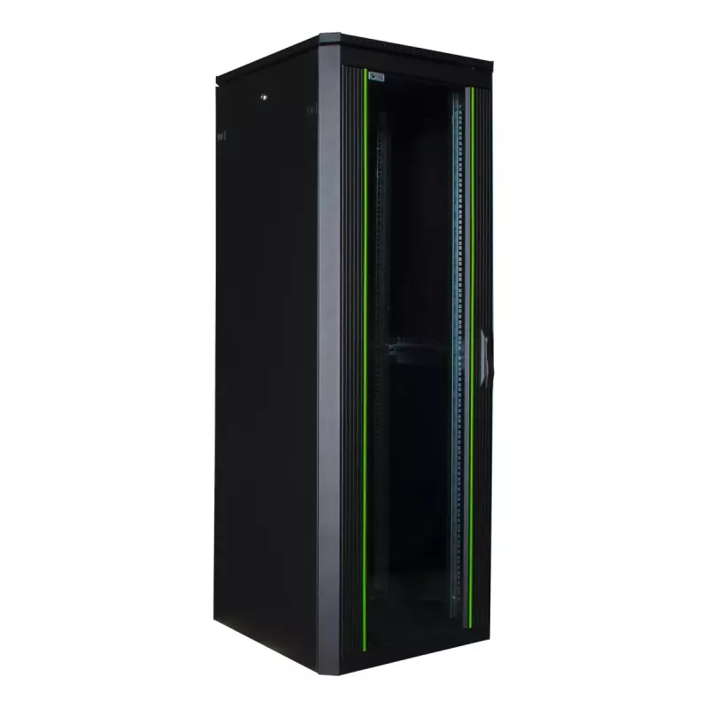 Vrijstaand rack LOGON RDL32U66BL 32U zwart 600 kg draagvermogen