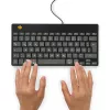 R-Go Tools ergonomisch toetsenbord R-Go Compact Break, compact toetsenbord met pauzesoftware, QWERTZ (DE), bedraad, zwart