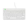 R-Go Tools ergonomisch toetsenbord R-Go Compact Break, compact toetsenbord met pauzesoftware, QWERTZ (DE), bedraad, wit