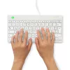 R-Go Tools ergonomisch toetsenbord R-Go Compact Break, compact toetsenbord met pauzesoftware, QWERTZ (DE), bedraad, wit