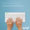 R-Go Tools ergonomisch toetsenbord R-Go Compact Break, compact toetsenbord met pauzesoftware, QWERTZ (DE), bedraad, wit