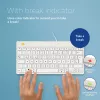 R-Go Tools ergonomisch toetsenbord R-Go Compact Break, compact toetsenbord met pauzesoftware, QWERTZ (DE), bedraad, wit
