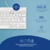 R-Go Tools ergonomisch toetsenbord R-Go Compact Break, compact toetsenbord met pauzesoftware, QWERTZ (DE), bedraad, wit