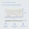 R-Go Tools ergonomisch toetsenbord R-Go Compact Break, compact toetsenbord met pauzesoftware, QWERTZ (DE), bedraad, wit