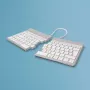R-Go Tools ergonomisch toetsenbord R-Go Split Break met pauzesoftware, ergonomisch gesplitst toetsenbord, QWERTZ (DE), Bluetooth, wit