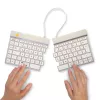 R-Go Tools ergonomisch toetsenbord R-Go Split Break met pauzesoftware, ergonomisch gesplitst toetsenbord, QWERTZ (DE), Bluetooth, wit