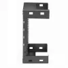 StarTech.com 12HE 19 inch wandmontage-netwerkkast – 12 inch diep 2-paals open-frame serverkast voor data/AV/IT/computerapparatuur/patchpaneel met kooimoeren & schroeven 90 kg draagvermogen, zwart (RK12WALLO)