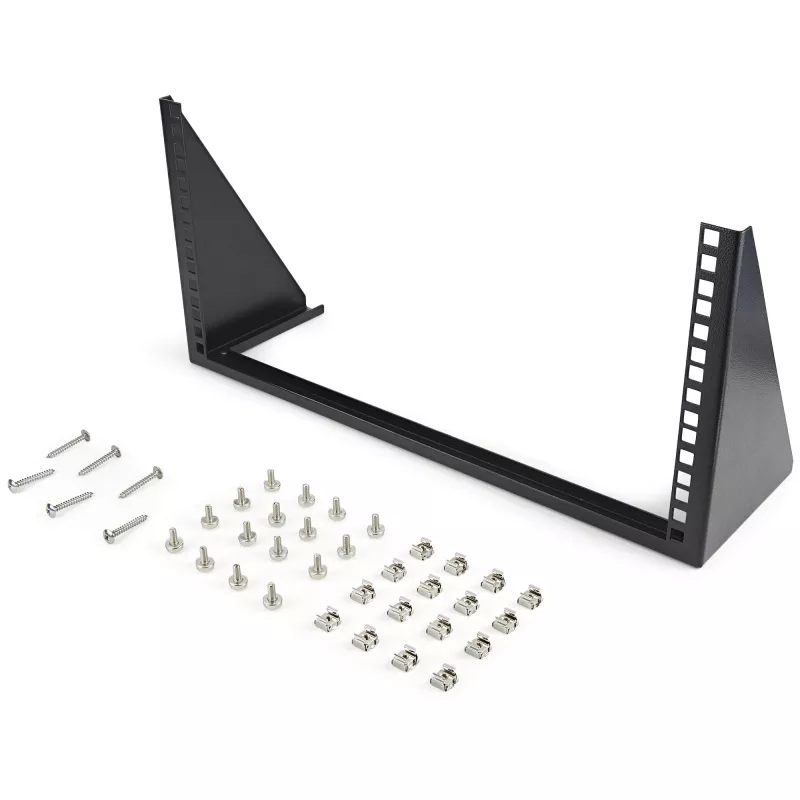 StarTech.com 5U verticale wandbeugel - 19 inch low-profile open wandmontagebeugel - netwerk-/serverruimte-/data-/AV-/IT-/patchpaneel-/communicatie-/computerapparatuur - met kooimoeren/schroeven