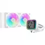 Vloeistofkoeler DeepCool LD240 wit 240 mm radiator met RGB-ventilatoren
